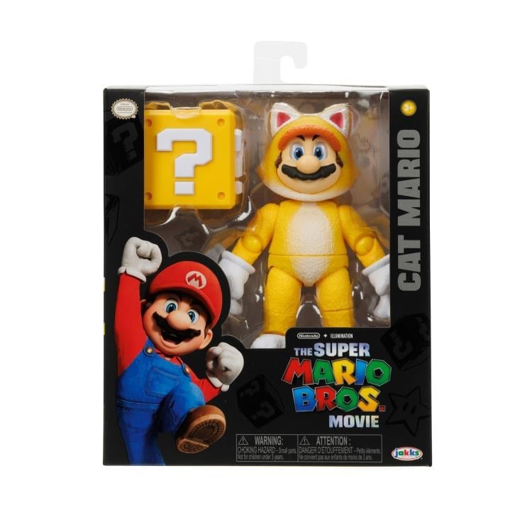 The Super Mario Bros. Movie Cat Mario 5-Inch Scale Figure Gallery Image 7