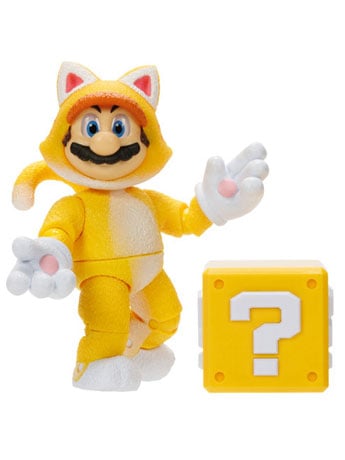 The Super Mario Bros. Movie Cat Mario 5-Inch Scale Figure Gallery Image 2