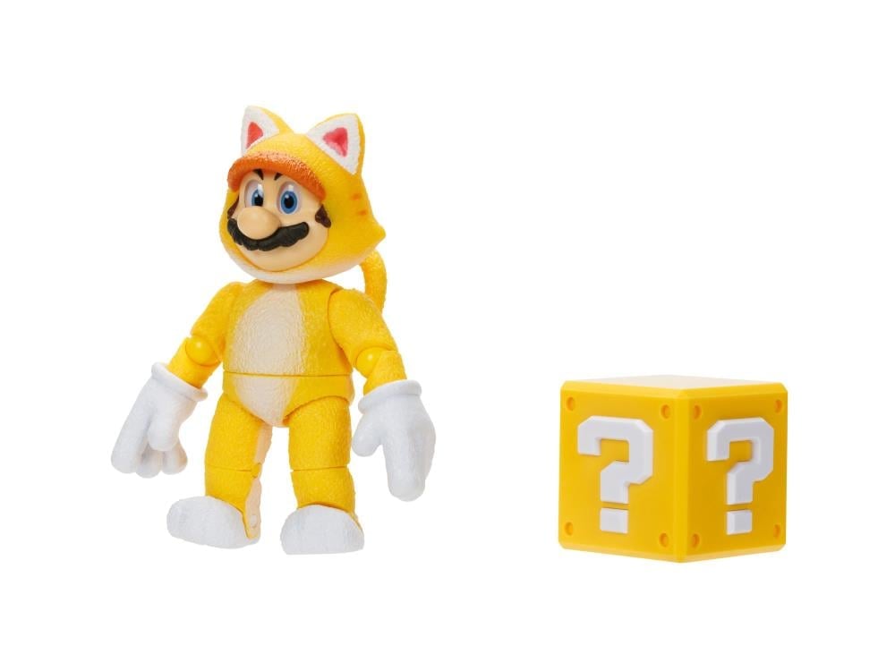 The Super Mario Bros. Movie Cat Mario 5-Inch Scale Figure Gallery Image 4