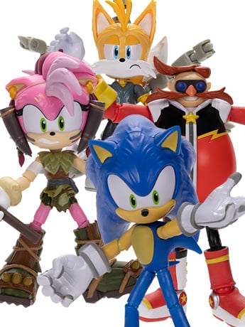 Sonic Prime 5-Inch Scale Wave 1 Set of 4 Figures Gallery Image 2