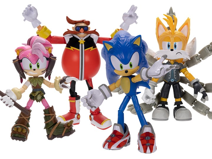 Sonic Prime 5-Inch Scale Wave 1 Set of 4 Figures Gallery Image 1