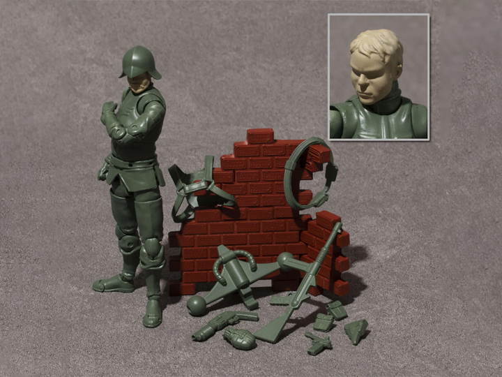 Mobile Suit Gundam G.M.G. Professional Principality of Zeon Army Soldier 02 1/18 Scale Figure Gallery Image 1