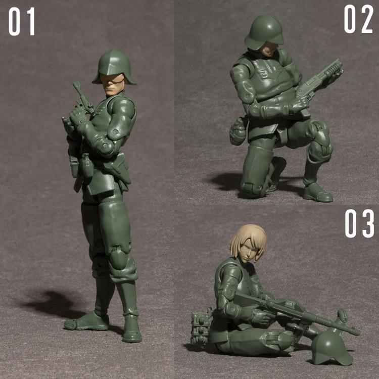 ARMED SERGEANT 軍用車両とフィギュアセット Mobile Suit Gundam G.M.G. Professional Principality of Zeon Army