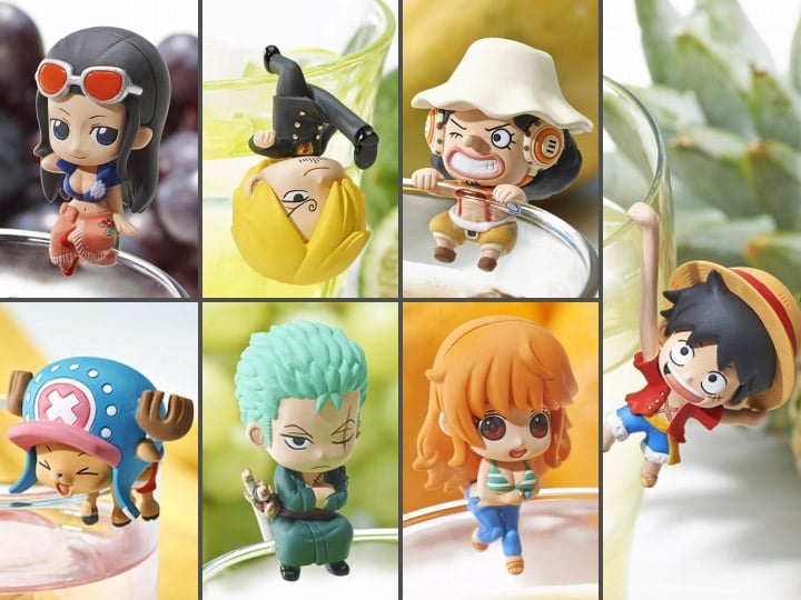One Piece Ochatomo Tea Time of Pirates Box of 8 Random Figures