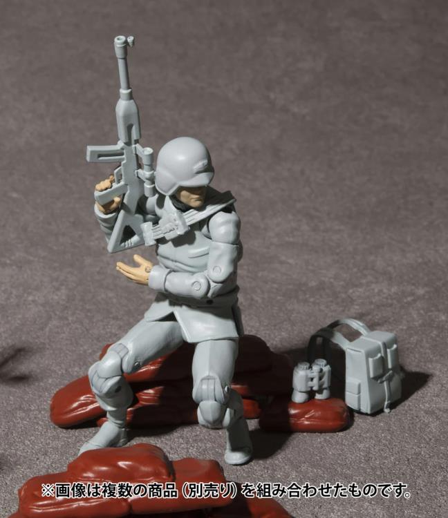 Mobile Suit Gundam G.M.G. Professional Earth Federation Forces Army Soldier 02 1/18 Scale Figure Gallery Image 5