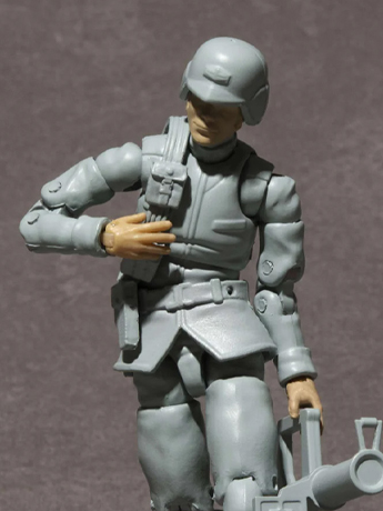 Mobile Suit Gundam G.M.G. Professional Earth Federation Forces Army Soldier 01 1/18 Scale Figure Gallery Image 2