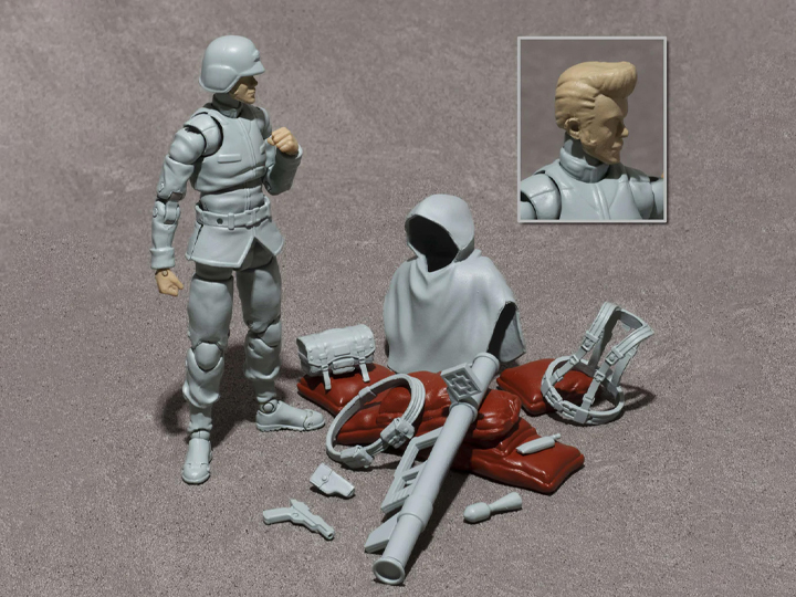 Mobile Suit Gundam G.M.G. Professional Earth Federation Forces Army Soldier 01 1/18 Scale Figure Gallery Image 1
