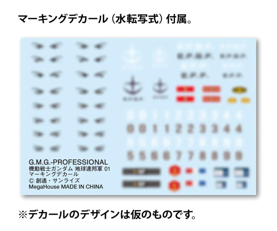 Mobile Suit Gundam G.M.G. Professional Earth Federation Forces Army Soldier 01 1/18 Scale Figure Gallery Image 10