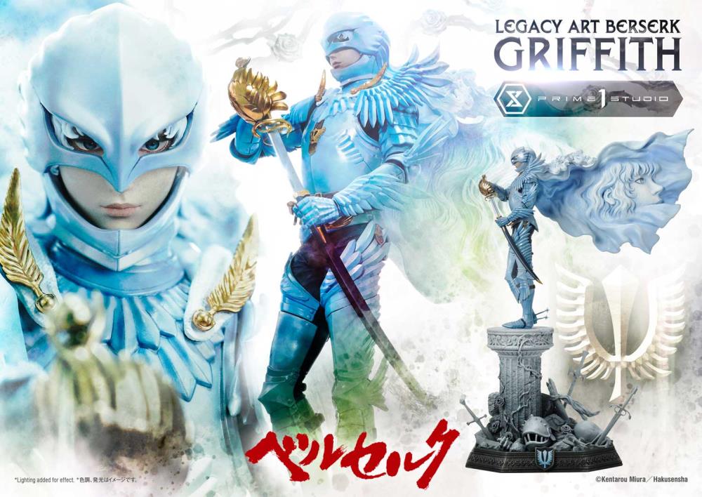 Berserk Legacy Art "Kentaro Miura" Griffith 1/6 Scale Statue (With Bonus) Gallery Image 3