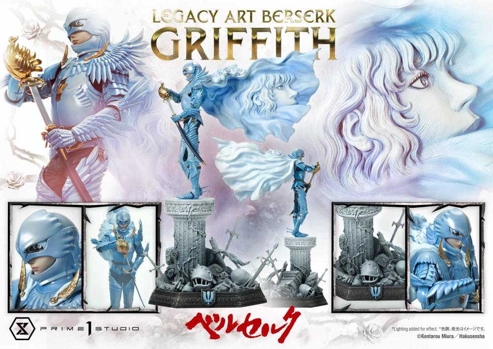 Berserk Legacy Art "Kentaro Miura" Griffith 1/6 Scale Statue (With Bonus) Gallery Image 4