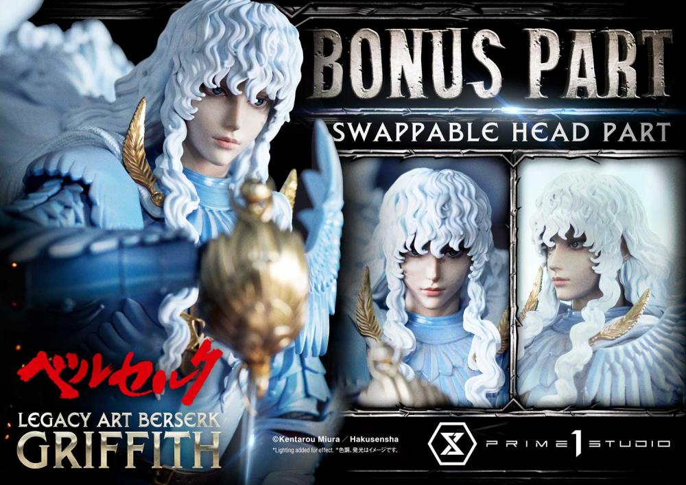Berserk Legacy Art "Kentaro Miura" Griffith 1/6 Scale Statue (With Bonus) Gallery Image 5