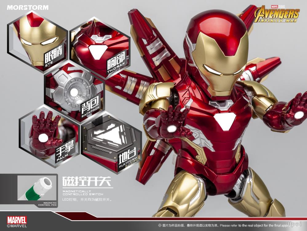 Avengers: Infinity War SD Iron Man Mark 85 Deluxe Model Kit Gallery Image 12