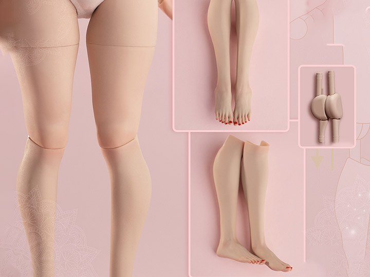 Crazy Durable Female 1/6 Scale Lower Leg Parts (AT204A) Gallery Image 1