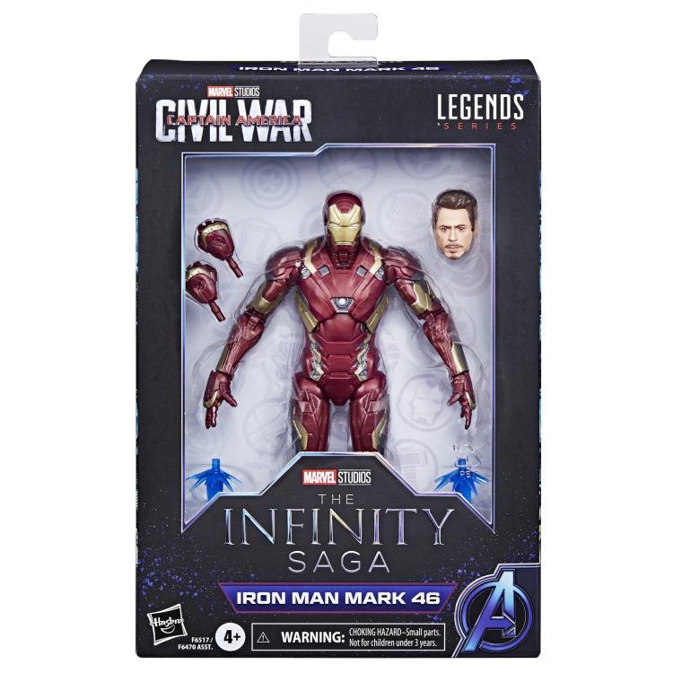 Captain America: Civil War Marvel Legends The Infinity Saga Iron Man Mark 46 Action Figure Gallery Image 9
