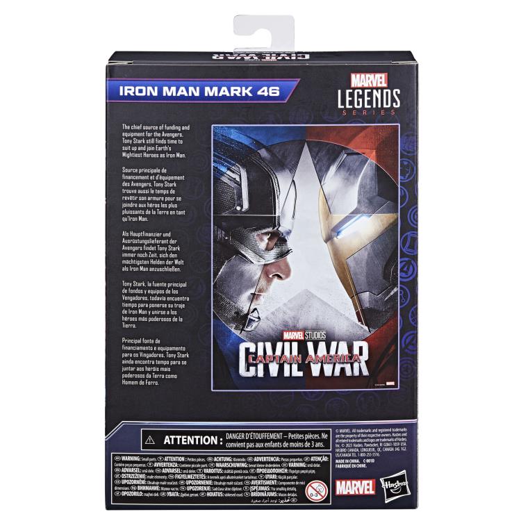 Captain America: Civil War Marvel Legends The Infinity Saga Iron Man Mark 46 Action Figure Gallery Image 10