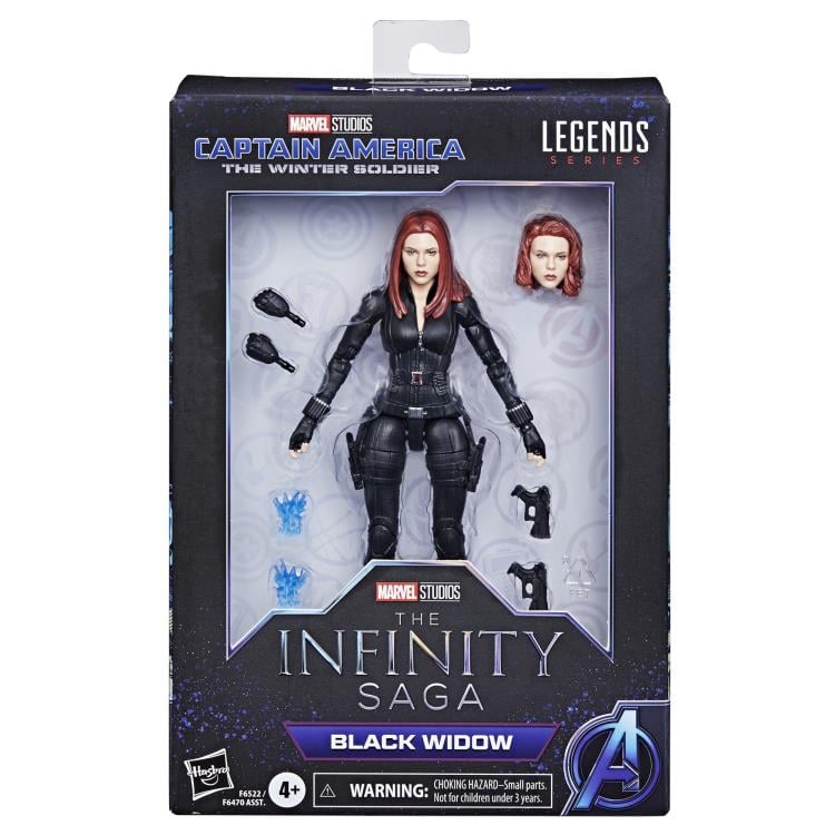 Captain America: The Winter Soldier Marvel Legends The Infinity Saga Black Widow Action Figure Gallery Image 10