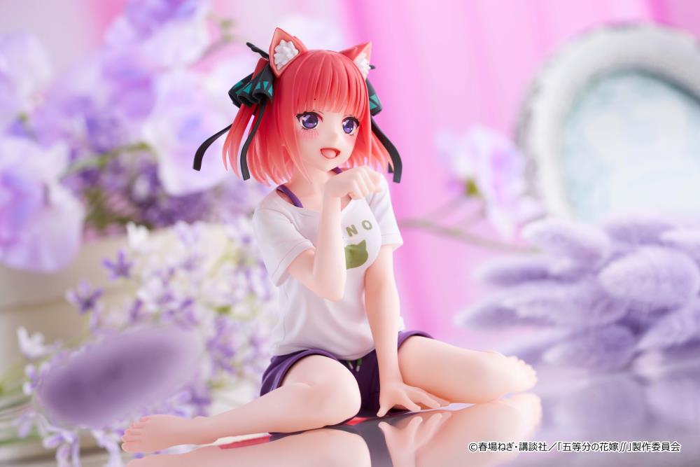 The Quintessential Quintuplets 2 Desktop Cute Nino Nakano (Newley Written Cat Roomwear Ver.) Figure Gallery Image 4
