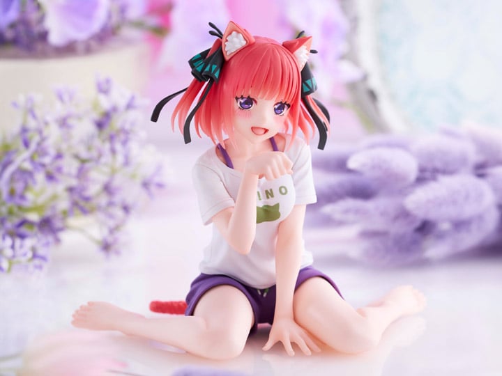 The Quintessential Quintuplets 2 Desktop Cute Nino Nakano (Newley Written Cat Roomwear Ver.) Figure Gallery Image 1
