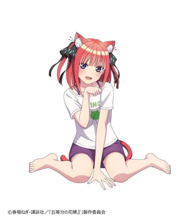 The Quintessential Quintuplets 2 Desktop Cute Nino Nakano (Newley Written Cat Roomwear Ver.) Figure Gallery Image 6