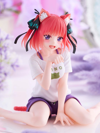 The Quintessential Quintuplets 2 Desktop Cute Nino Nakano (Newley Written Cat Roomwear Ver.) Figure Gallery Image 2