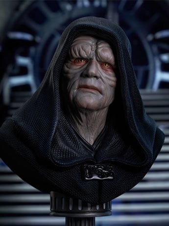 Star Wars: Return of the Jedi Legends in 3D Emperor Palpatine 1/2 Scale Limited Edition Bust Gallery Image 2