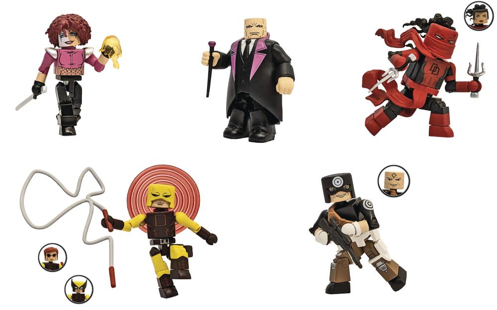Marvel Minimates Daredevil: Woman Without Fear Deluxe Box Set Gallery Image 8