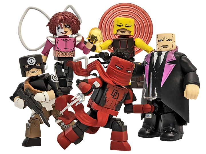 Marvel Minimates Daredevil: Woman Without Fear Deluxe Box Set Gallery Image 1
