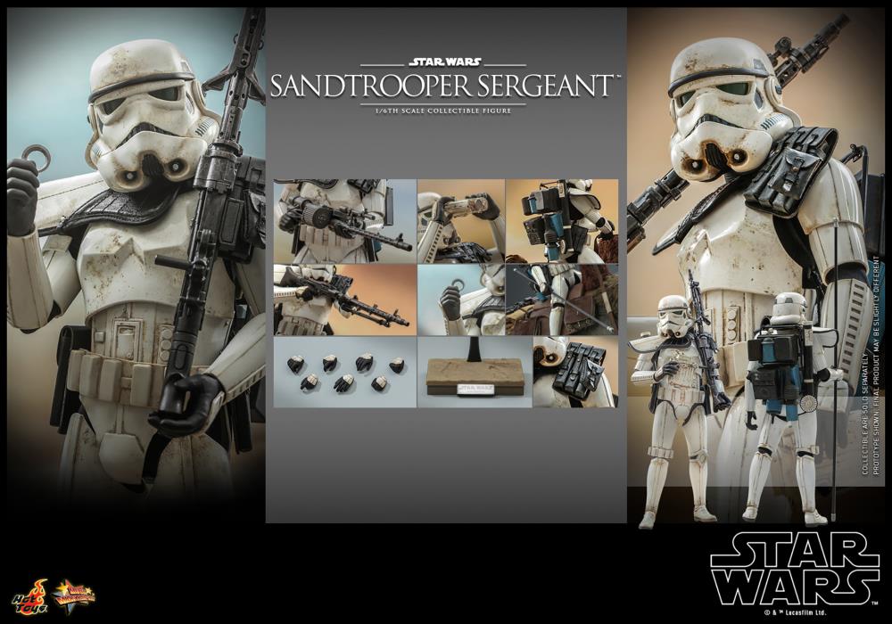 Star Wars: A New Hope MMS721 Sandtrooper Sergeant 1/6th Scale Collectible Figure Gallery Image 17