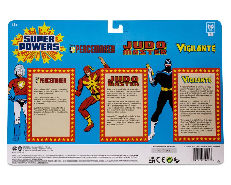 DC Comics DC Super Powers Peacemaker, Judomaster, & Vigilante Three-Pack Gallery Image 21