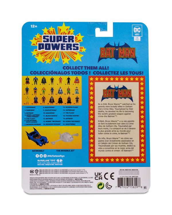 DC Comics DC Super Powers Batman (Black Suit) Figure Gallery Image 11