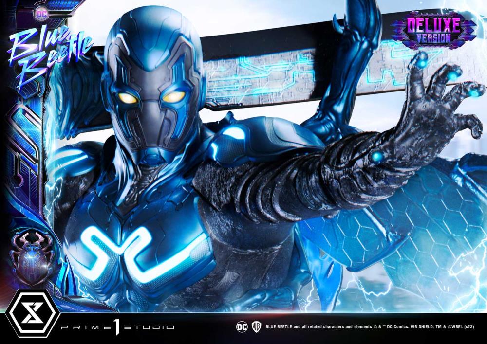 Blue Beetle Museum Masterline Blue Beetle Deluxe 1/3 Scale Statue Gallery Image 7