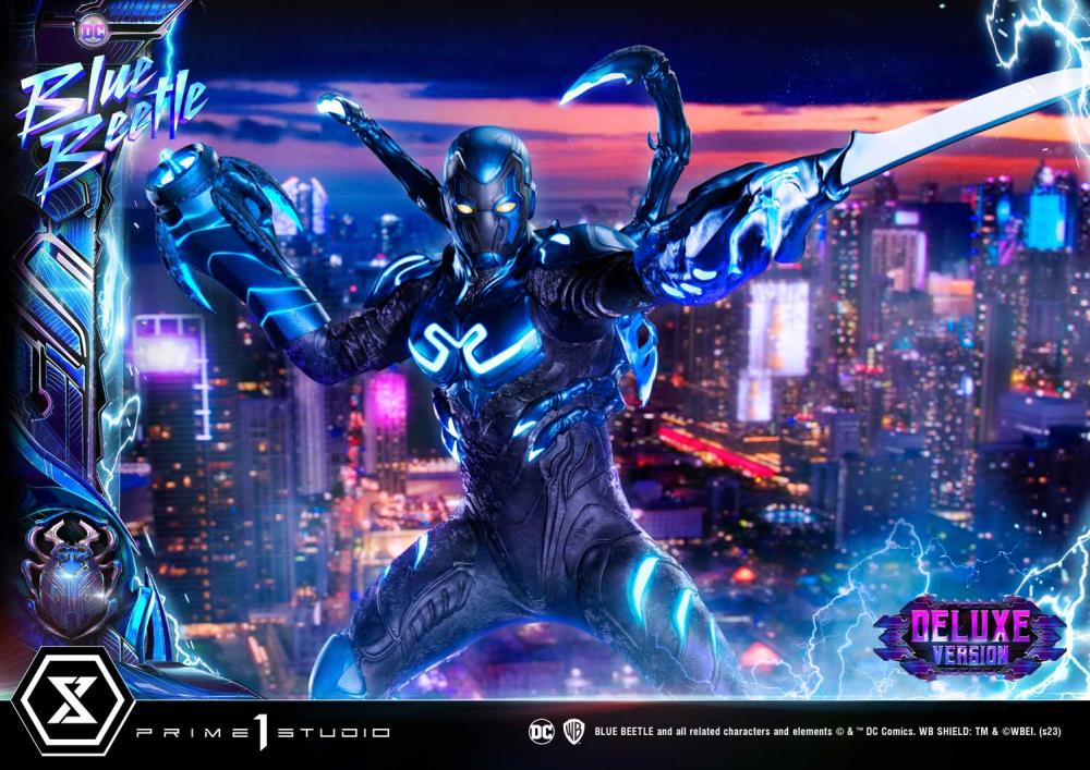 Blue Beetle Museum Masterline Blue Beetle Deluxe 1/3 Scale Statue Gallery Image 30