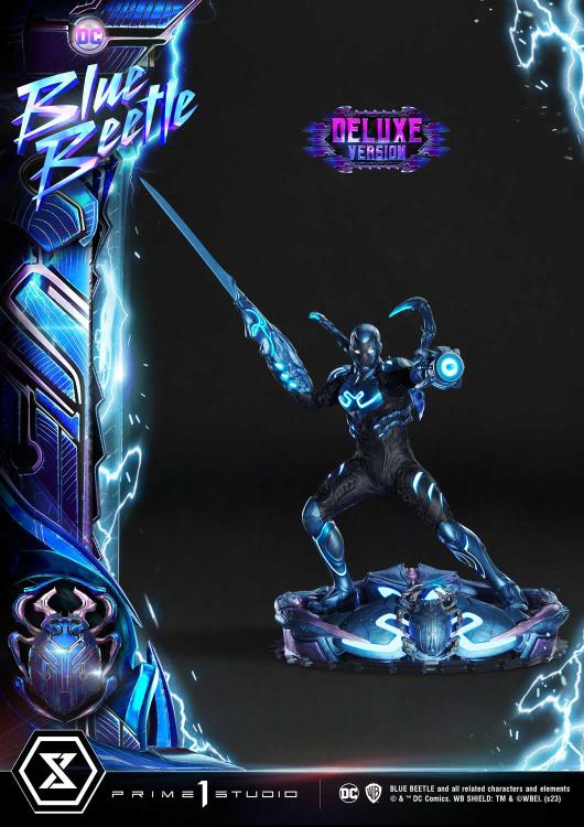 Blue Beetle Museum Masterline Blue Beetle Deluxe 1/3 Scale Statue Gallery Image 48
