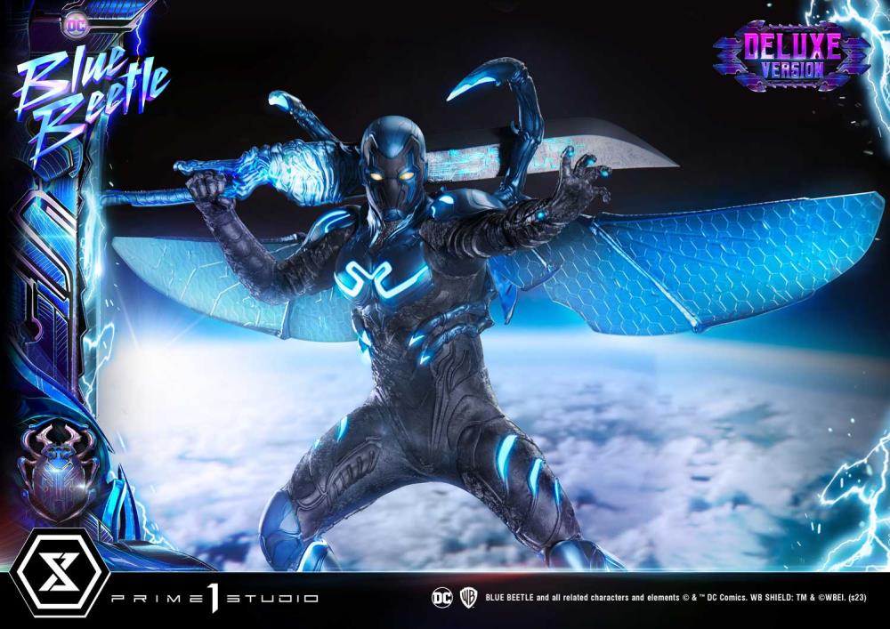 Blue Beetle Museum Masterline Blue Beetle Deluxe 1/3 Scale Statue Gallery Image 11