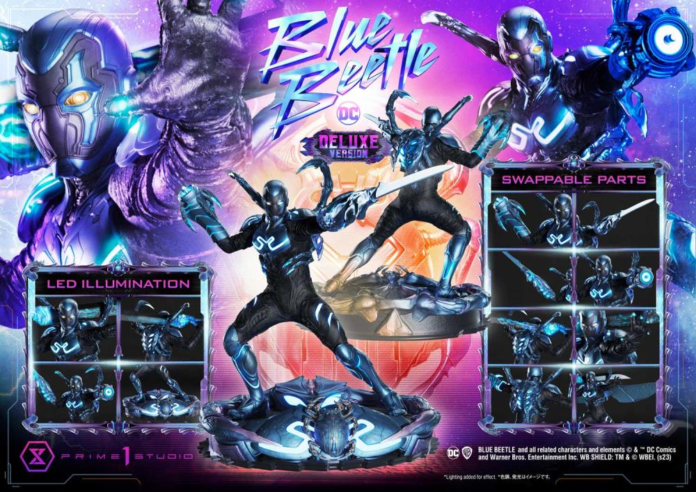 Blue Beetle Museum Masterline Blue Beetle Deluxe 1/3 Scale Statue Gallery Image 39