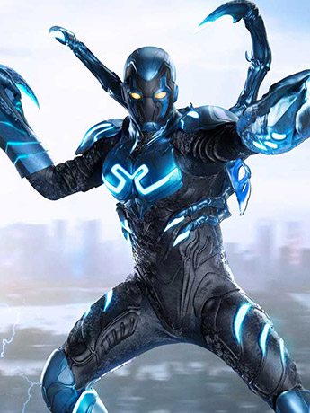 Blue Beetle Museum Masterline Blue Beetle Deluxe 1/3 Scale Statue Gallery Image 2