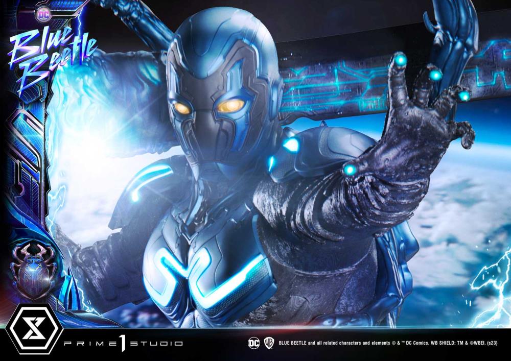 Blue Beetle Museum Masterline Blue Beetle Deluxe Limited Edition 1/3 Scale Statue (With Bonus) Gallery Image 23