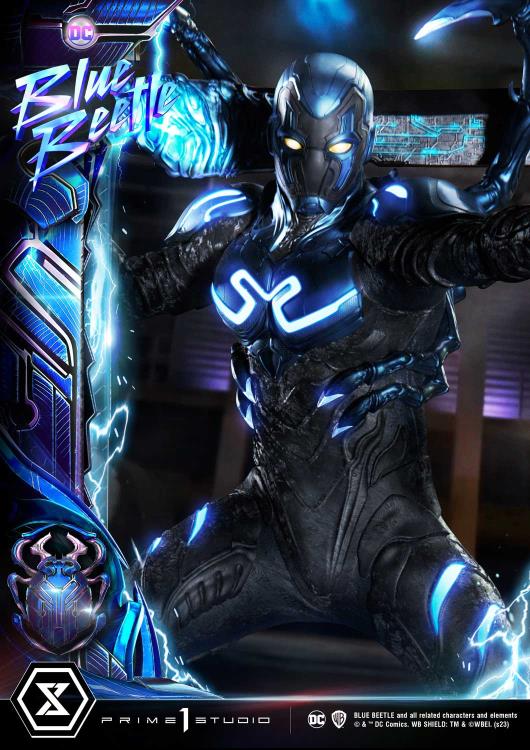 Blue Beetle Museum Masterline Blue Beetle Deluxe Limited Edition 1/3 Scale Statue (With Bonus) Gallery Image 45