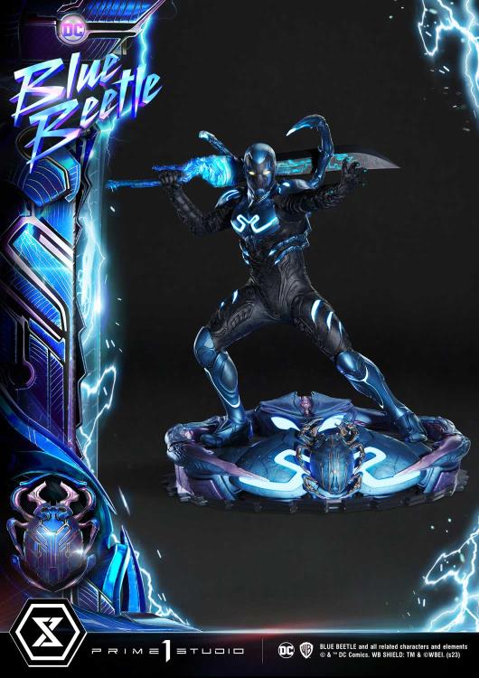Blue Beetle Museum Masterline Blue Beetle Deluxe Limited Edition 1/3 Scale Statue (With Bonus) Gallery Image 56