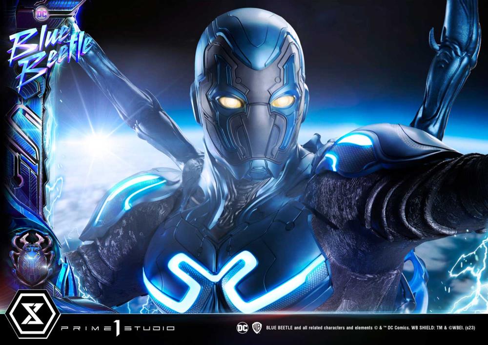 Blue Beetle Museum Masterline Blue Beetle Deluxe Limited Edition 1/3 Scale Statue (With Bonus) Gallery Image 22