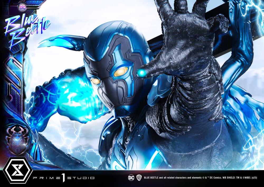 Blue Beetle Museum Masterline Blue Beetle Deluxe Limited Edition 1/3 Scale Statue (With Bonus) Gallery Image 29