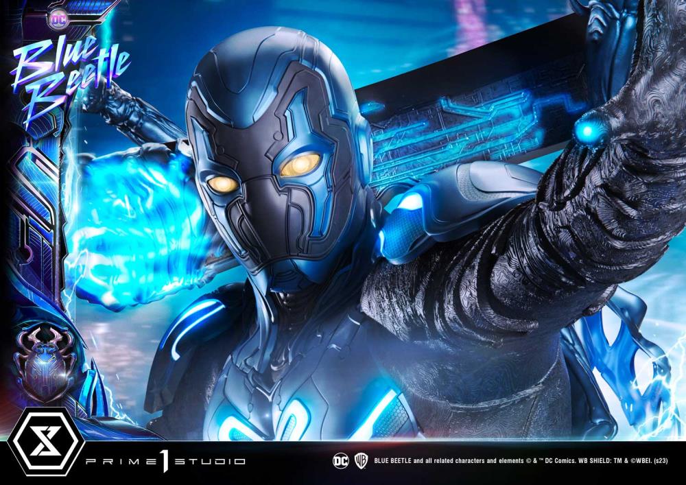 Blue Beetle Museum Masterline Blue Beetle Deluxe Limited Edition 1/3 Scale Statue (With Bonus) Gallery Image 33