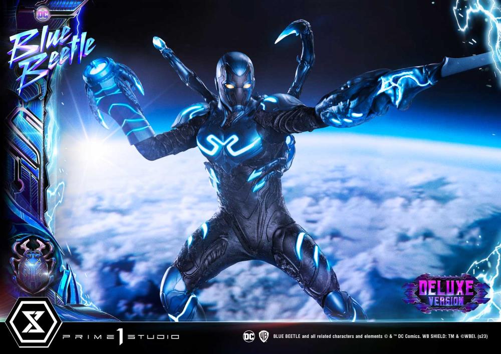 Blue Beetle Museum Masterline Blue Beetle Deluxe Limited Edition 1/3 Scale Statue (With Bonus) Gallery Image 19