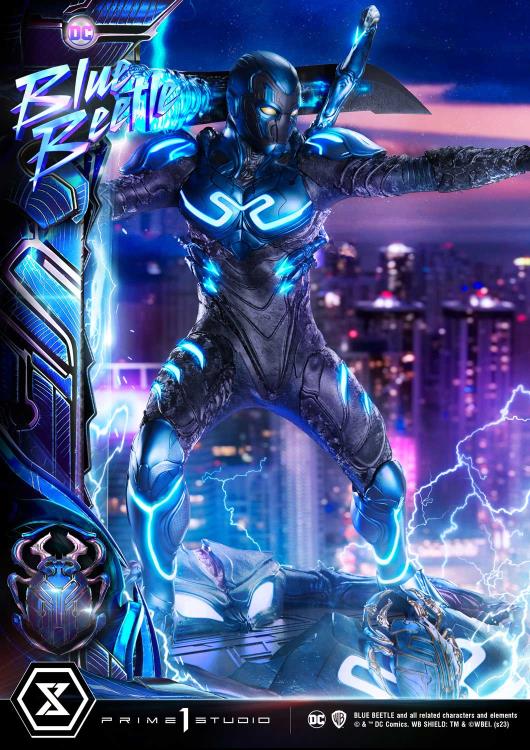 Blue Beetle Museum Masterline Blue Beetle Deluxe Limited Edition 1/3 Scale Statue (With Bonus) Gallery Image 10