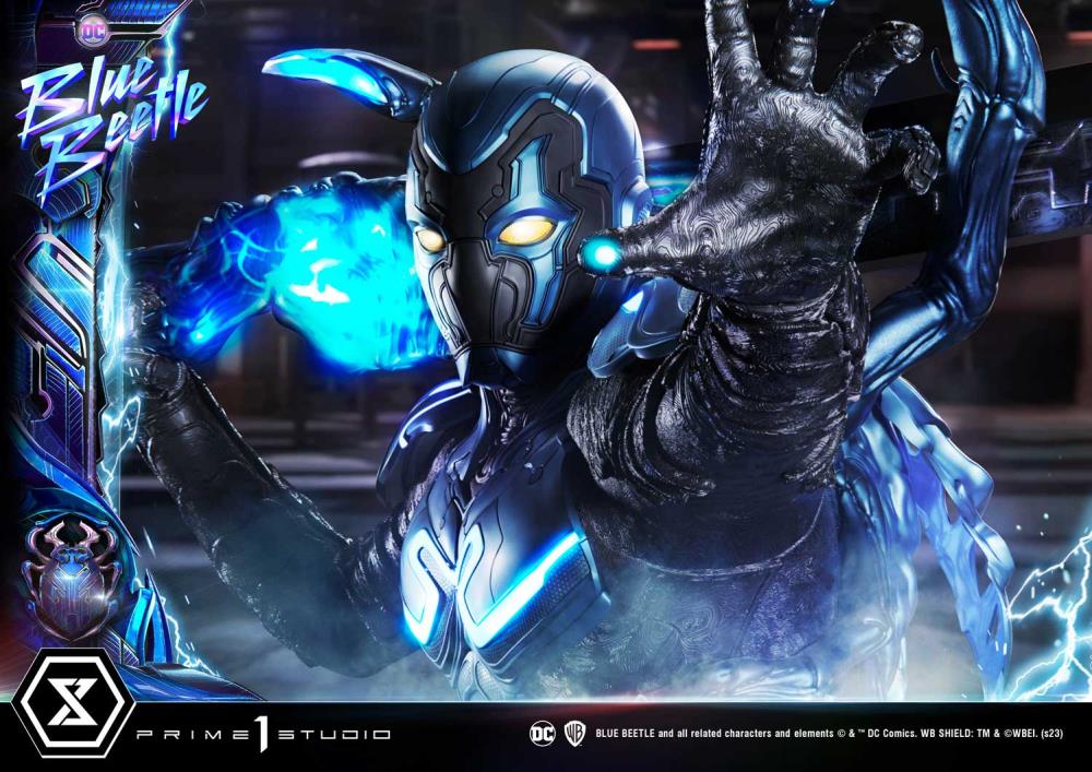 Blue Beetle Museum Masterline Blue Beetle Deluxe Limited Edition 1/3 Scale Statue (With Bonus) Gallery Image 47