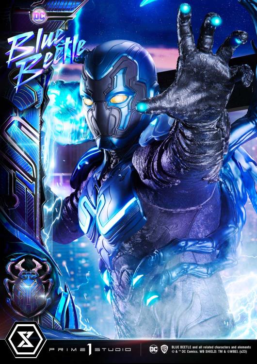 Blue Beetle Museum Masterline Blue Beetle Deluxe Limited Edition 1/3 Scale Statue (With Bonus) Gallery Image 37