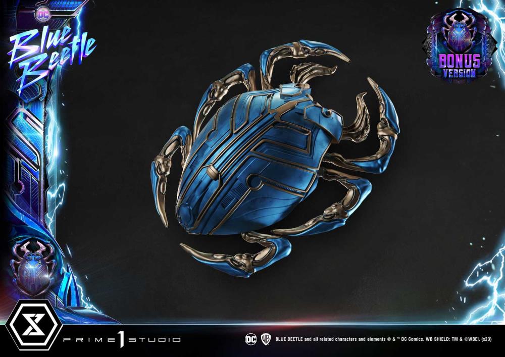 Blue Beetle Museum Masterline Blue Beetle Deluxe Limited Edition 1/3 Scale Statue (With Bonus) Gallery Image 15