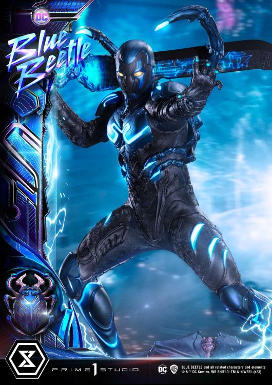 Blue Beetle Museum Masterline Blue Beetle Deluxe Limited Edition 1/3 Scale Statue (With Bonus) Gallery Image 35