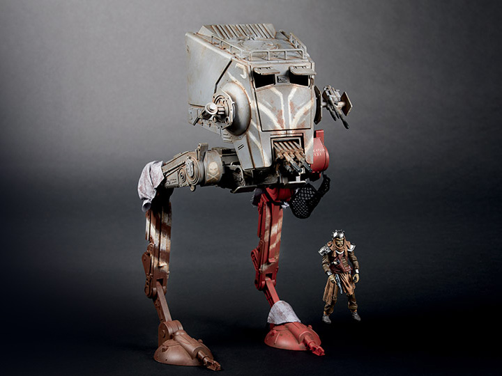 Star Wars: The Vintage Collection AT-ST & Klatooinian Raider (The Mandalorian) Gallery Image 1