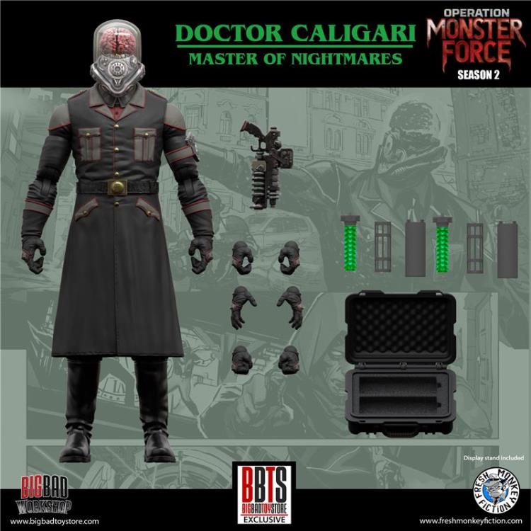 Operation: Monster Force Season 02 Doctor Caligari 1/12 Scale Action Figure Gallery Image 8